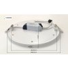 18W+6W finisaj rotund bicolor