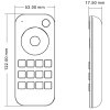 69755 1 telecomandă dimled universal negru