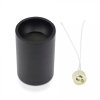 79671 1 lampă rotundă neagră pentru becuri led gu10
