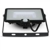 Proiector LED negru Premium 50W cu senzor de mișcare (culoarea luminii alb cald)