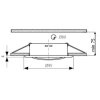 Spot luminos LED pentru gips-carton 3W alb 12V inclinabil (Culoare lumină alb rece)