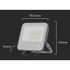 128976 5 led reflektor 50w 115lm w premium