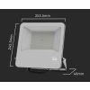 128982 led reflektor 100w 115lm w premium