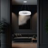 130749 1 bile zavesne led svitidlo kulate designove 50cm 25w
