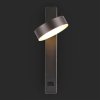 133070 4 cerne nastenne led svitidlo kulate s usb portem 8w