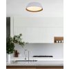 131503 4 bile led stropni svitidlo calabria s drevenym dekorem kulate 24w