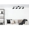 negru plafon lumina colly pentru bec 4x gu10 obr3