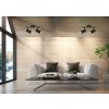 negru plafon lumina colly pentru bec 2x gu10 obr3