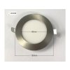 67584 8 6w crom rotund trim terminat