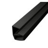 137790 10 hlinikovy profil pro sklo pro led pasky sk1 cerny