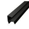 137790 8 hlinikovy profil pro sklo pro led pasky sk1 cerny