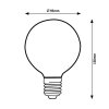 136800 1 led zarovka filament jantar g95 4w e27