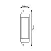 136848 1 led zarovka 8w r7s stmivatelna
