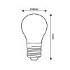 136833 2 led zarovka filament g45 4w e27