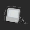138258 4 cerny led reflektor 50w 135lm w premium