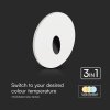138261 1 led vestavne schodistove svitidlo kulate 3v1 3w ip65 cct
