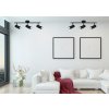 Lustra neagră de tavan Colly pentru bec 3x GU10 art. 3