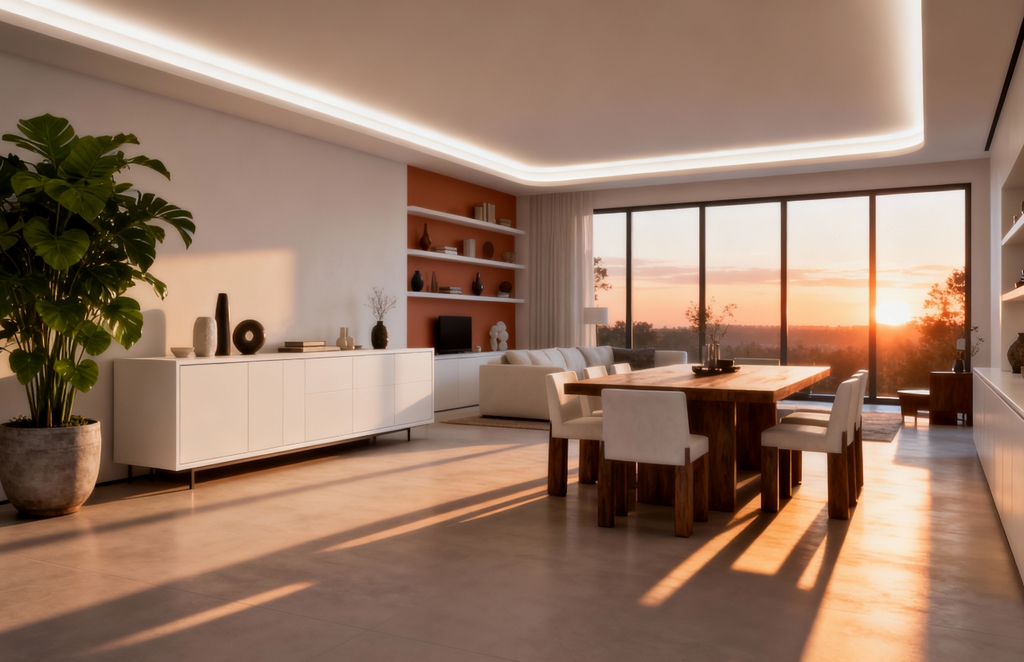 Osvetlenie LED pásom 230V