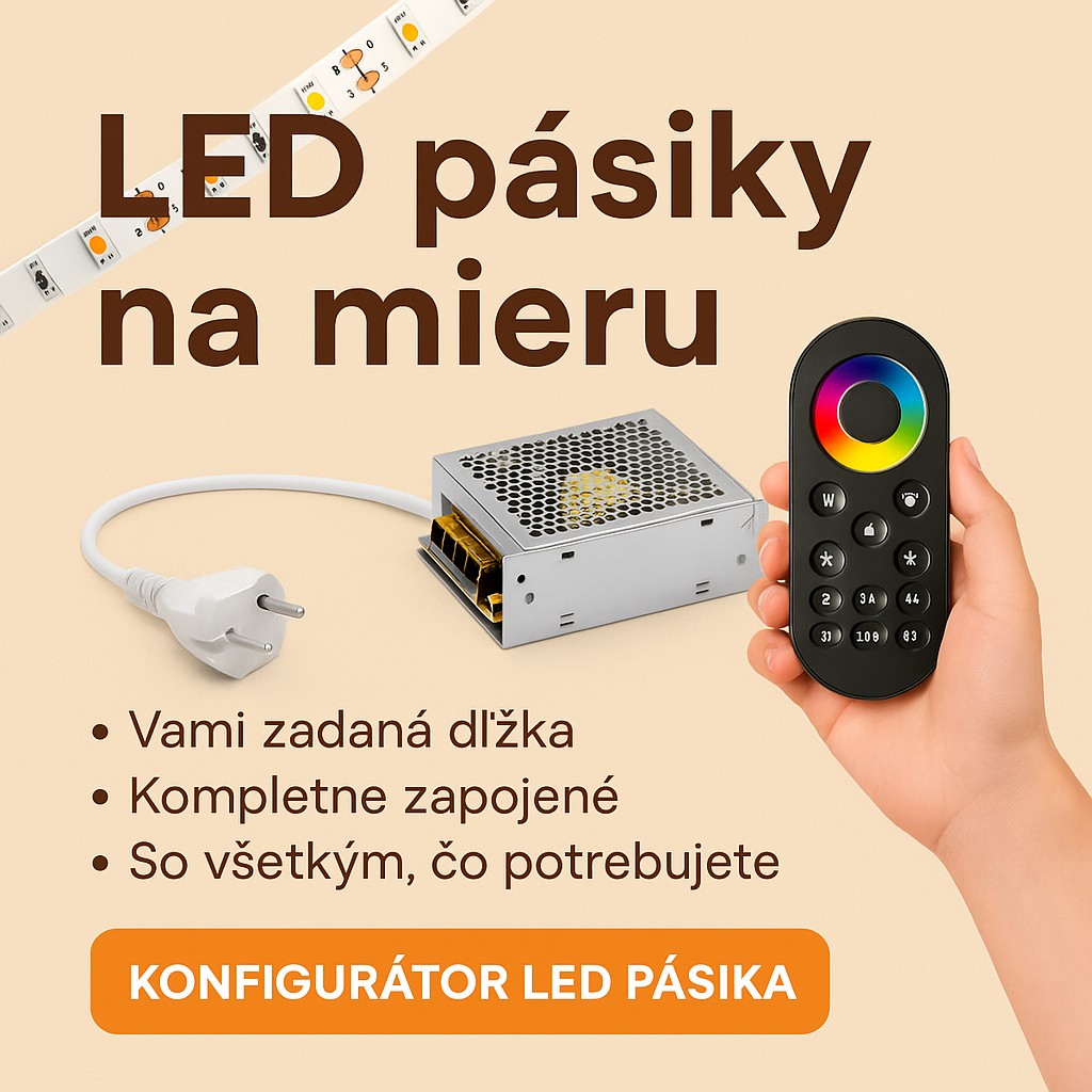 Presklené skrinky a ich osvetlenie LED pásikom