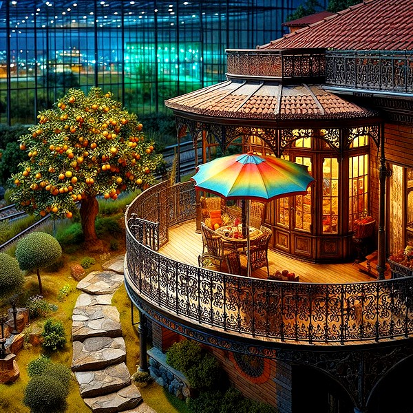 Digitálny LED pásik a špeciálne efekty pri osvetlení terasy