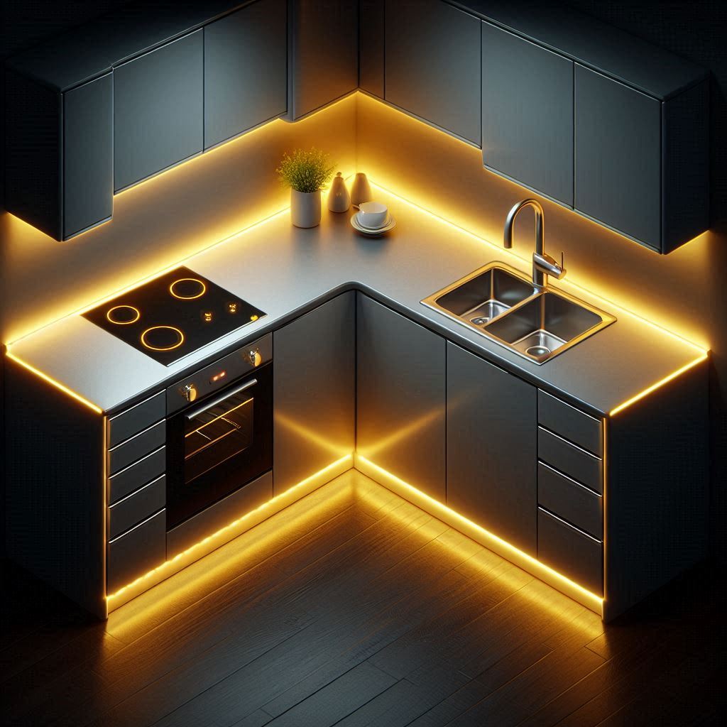 Zapojenie RGB LED pásika pri osvetlení v byte