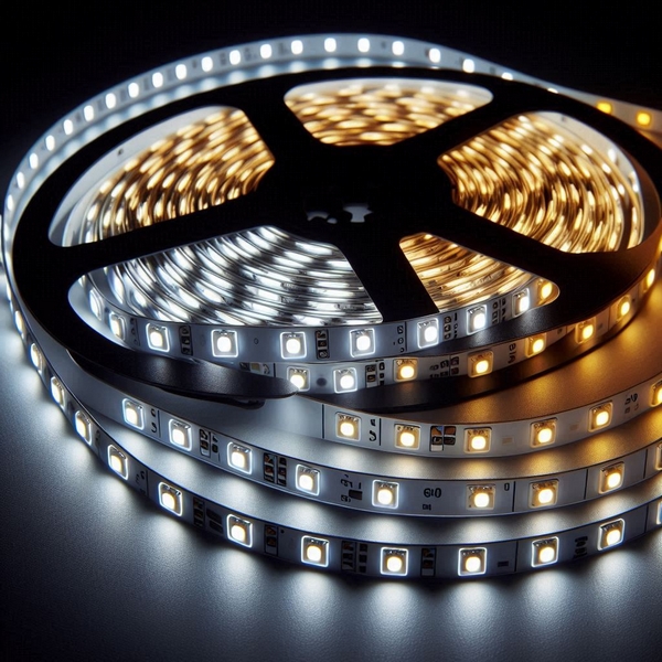 Stmievateľné LED pásiky CCT, s možnosťou zmeny teploty svetla