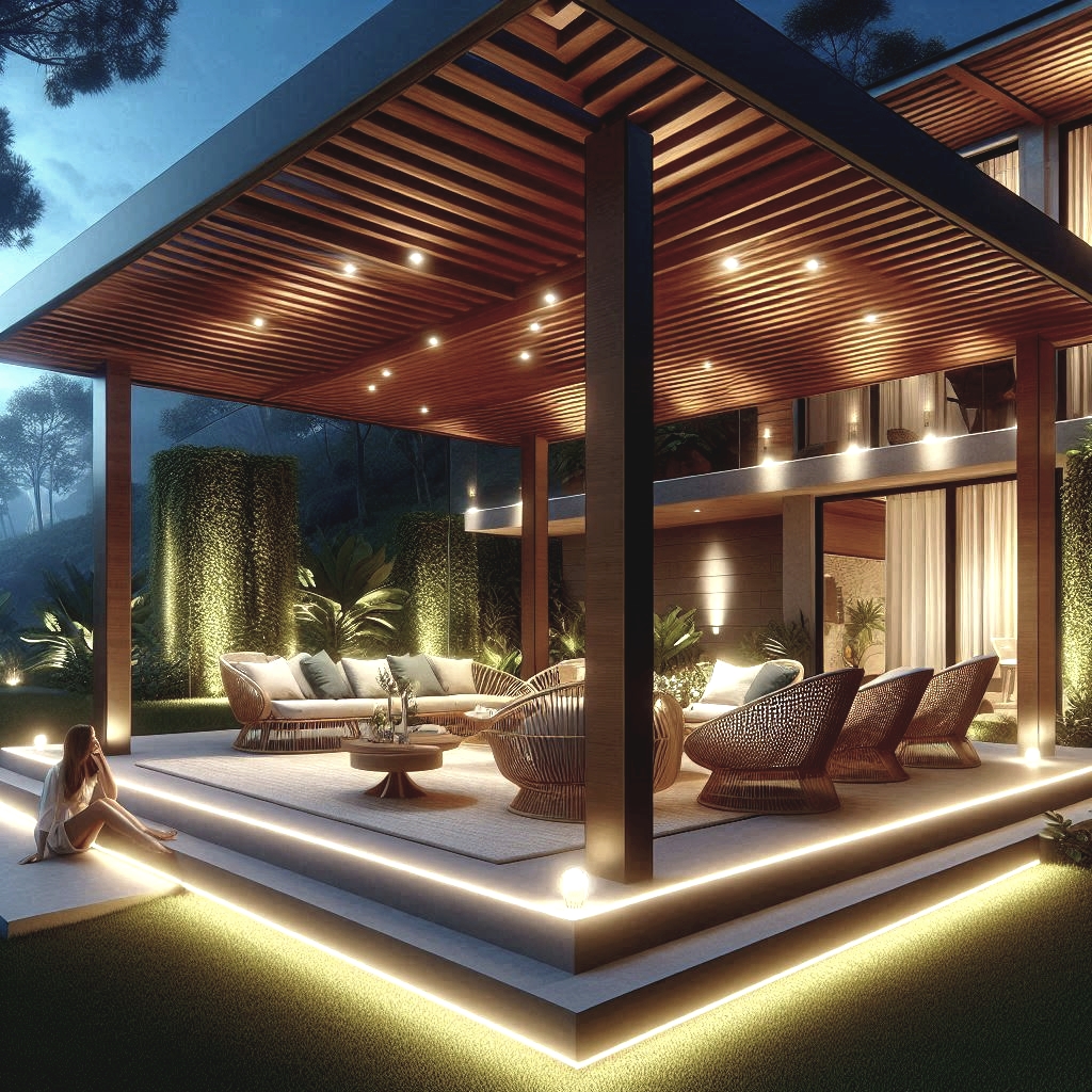 Osvetlenie terasy a niekoľko ďalších tipov