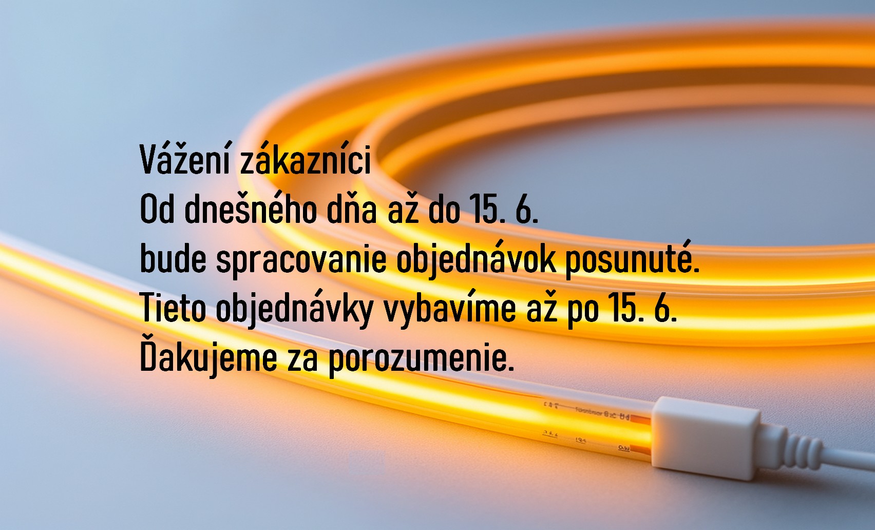 odstávka eshopu 25.5-15.6