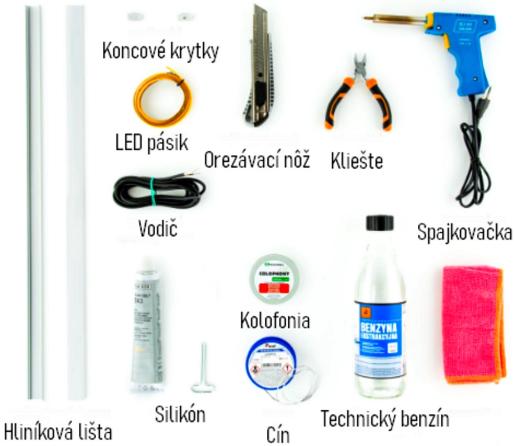 komponenty-pre-vyrobu-led-svetla-v-lište