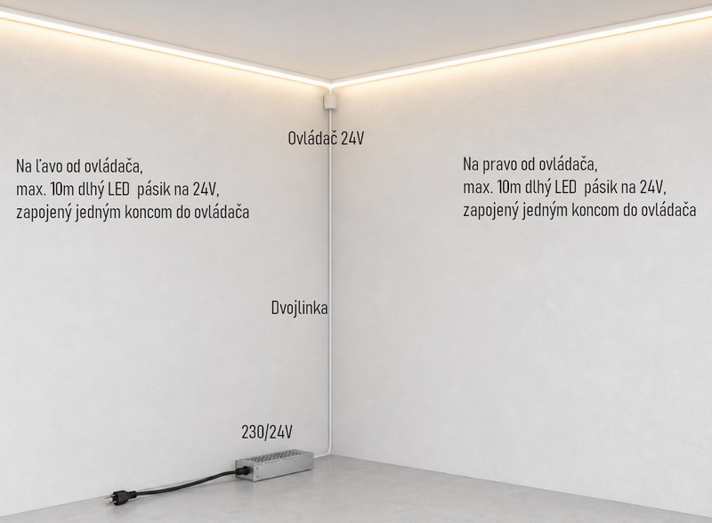 ledpasik2x10m-zapojenie