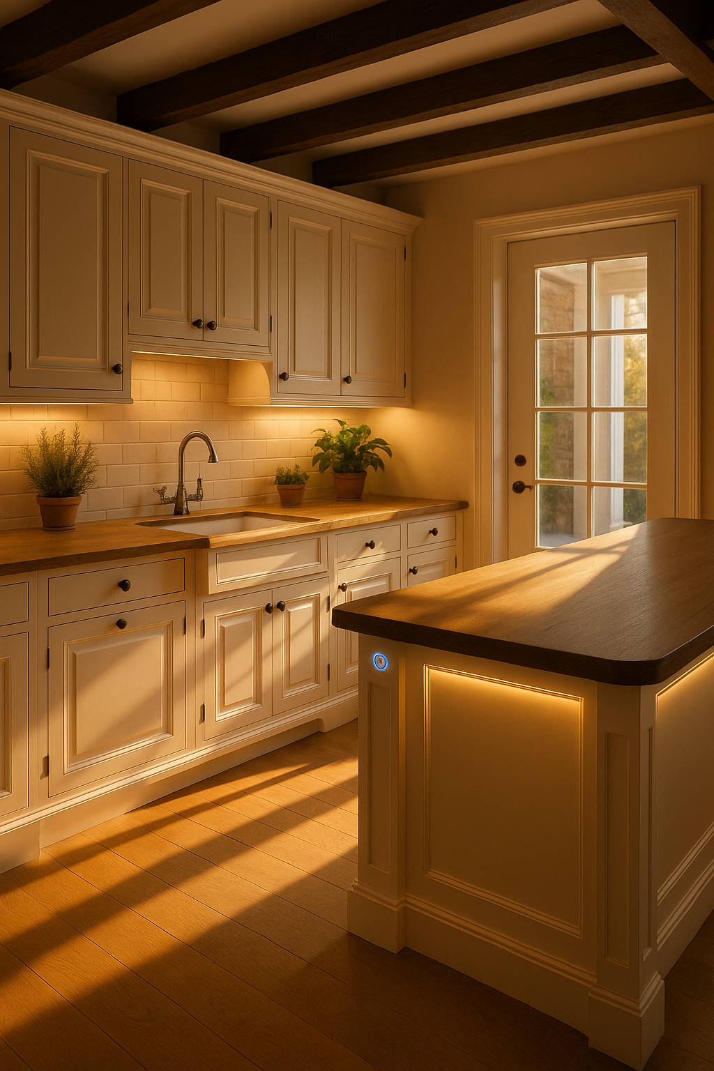 led osvetlenie dotykový vypínač kuchynská linka