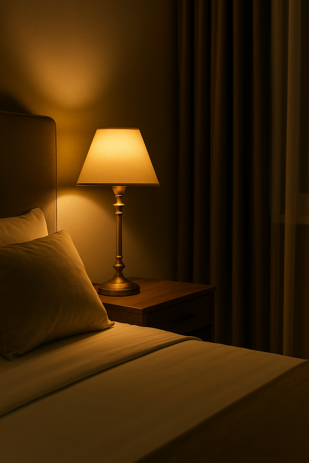 nočné svetlo teplá biela gu10 v nočnej lampe v spálni