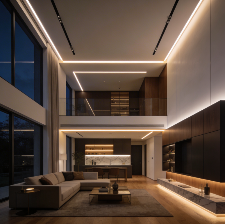 led osvetlenie dlhým led pásikom na 24v