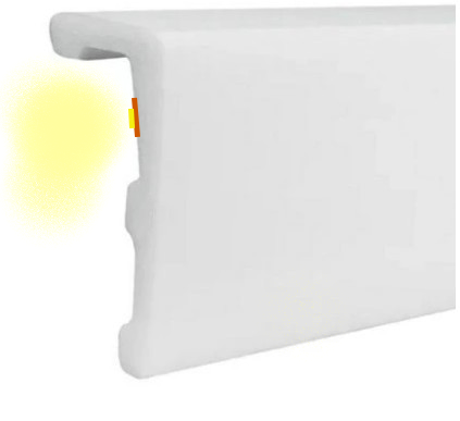 stropná LED lišta pre osvetlenie obývačky