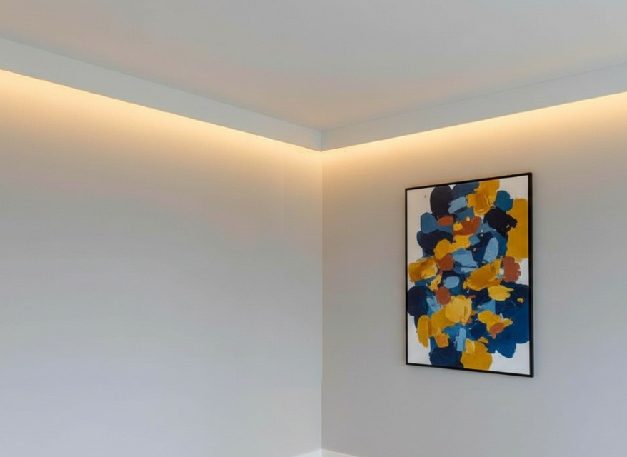 osvetlenie izby led pásom 230V v jednom kuse