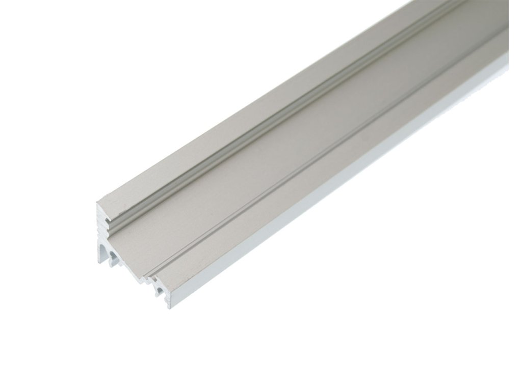 Topmet Hliníková lišta Corner, eloxovaný rohový profil pre LED pásiky do 10mm, 1m, 1ks – konektor a príslušenstvo