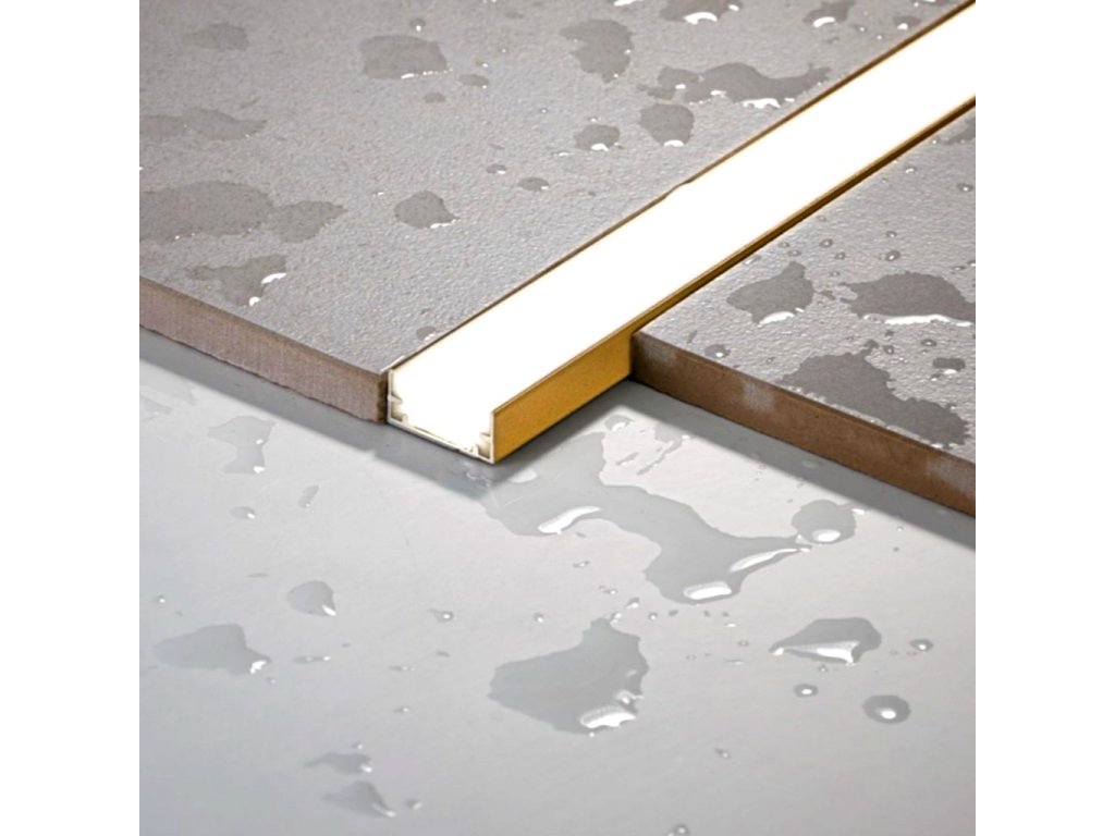 vode odolna podlahova lista zlata