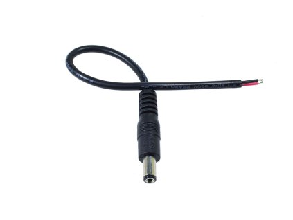 LedStar Napájací DC konektor 2.1x5.5 samec, 12cm, napájacie a spojovacie prvky pre domáce aj profesionálne použitie