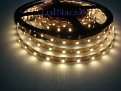 led pasik 5m 12v smd2835 60led m 4 8w m 3000k tepla biela ip65