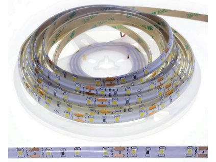 led pasik 5m 12v smd2835 60led m 4 8w m 4000k denna biela ip65