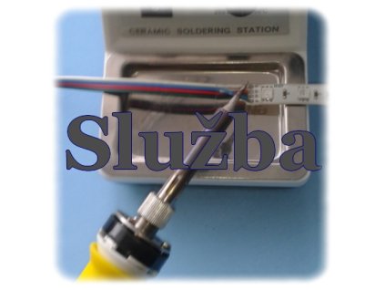 LedStar Služba 6m RGB 4žilový kábel s prispájkovaním k LED pásiku, napájacie a spojovacie prvky pre domáce aj profesionálne použitie