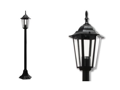 led Záhradné svietidlo Victoria stojacia lampa 105cm E27 – produkt z boku