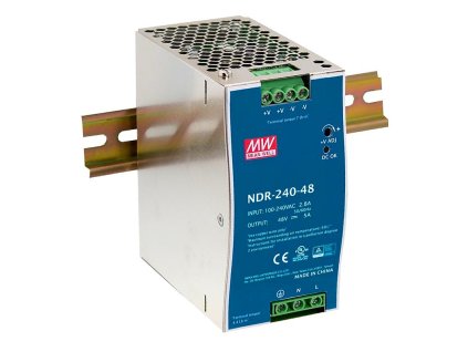 Mean Well LED Napájací impulzný zdroj na DIN lištu NDR-240-24 – hlavný záber produktu