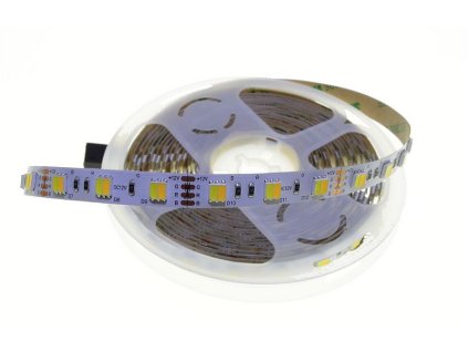 cct dualny led pasik 5m 12v 14 4w m smd5050 tepla 3000k studena 6500k 60led m ip20