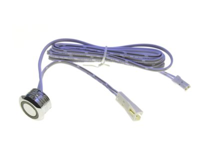 Dotykový strieborný LED vypínač a stmievač SW-026 pre zabudovanie do pracovnej dosky 6A 12V/72W 24V/144W – hlavný záber produktu