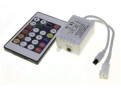 IR Ovládač Digitálnych IC LED pásikov s WS2811 6A 5-24V – obsah balenia