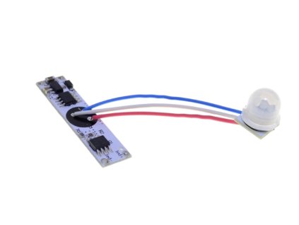 Pohybový PIR senzor pre LED pásiky v lište 3A 12V/36W 24V/72W – detail LED pásika