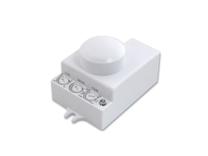 Pohybový mikrovlnný senzor pohybu 230V, bezdrôtové ovládanie LED osvetlenia pre pohodlné použitie