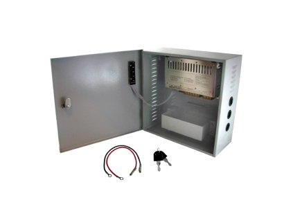 Skrinka s napájacím zdrojom 12V 120W – montážny detail