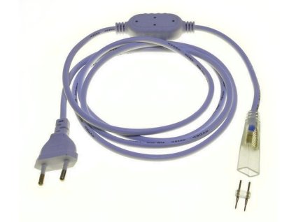 pripajacia snura pre led neony 230v s rozmermi 8x16mm dlzka 200cm